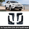 Pikkukuva 1 / 5: 4 kpl auton lokasuojat Toyota RAV4 2014 lisävarusteet XA40 40 2013~2018 auton lokasuojat roiskeet suoja etu- ja takalokasuojat lisävarusteet Yalo