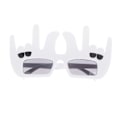 Miniatyrbilde 5 av 5: IC 2023 Nye Rock Gest Morsomme Party Briller Hawaii Party Solbriller Hvit