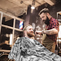 Miniatyrbilde 7 av 7: Frisørkjole Barber Cape, Klippekapper, Full Length Vanntett Frisør Frisør Cape for Hårstyling, Klipp og Farger White