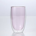 Miniatyrbild 1 av 4: Dubbelväggig glaskaffe. 400 ml Latte-glas. Dubbelskiktat glaskaffe