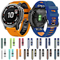 Miniatyrbillede 4 af 5: Til Garmin Fenix 5 Plus 22mm Silikonesportsrem i to farver