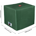 Miniatyrbild 2 av 5: IBC Tankskydd Presenning för 1000L IBC Behållare, GU.B/bon 116 x 100 x 120 cm Vattentankskydd Anti-UV Anti-Regn (Grön)..DEBUNS