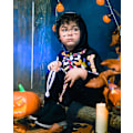 Pikkukuva 6 / 7: Luurankohaalari lapsille ja aikuisille 3D-tulostettu luut halloween-asu kallo roolipelijuhliin Q-barn 2 ans