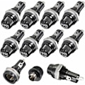 Miniatyrbillede 1 af 5: 10 stk. 5 x 20 mm sikringsholder AC 10A 250V Sort skruehætte sikringsholder, panelmonteret skruehætte sikringsholder