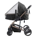 Miniatyrbilde 1 av 3: Svart myggnetting for barnevogn Black Svart