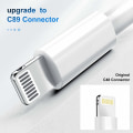 Pikkukuva 5 / 5: 2-pack iPhone-yhteensopiva latauskaapeli 2m, Apple Lightning - USB -kaapeli 2 metriä Pikalataus Apple Phone pitkät kaapelit
