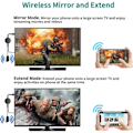 Miniatyrbillede 3 af 5: IC Trådløs HDMI Dongle 4K HDR, WiFi HDMI Dongle Streaming til