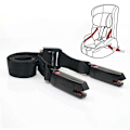 Miniatyrbillede 1 af 5: Isofix-strop til generel autostol, Isofix-sele Ltuikhq Betjening med én knap Blød polyester Sort 1,6 m Styrke 15000N..DEBUNS