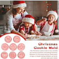 Miniatyrbilde 6 av 7: Kakeform i juletema, 8-delt kakeform i juletema, 3D-tegneseriekakeform, stemplingskakeform for barn, kakeformer Plastic-f