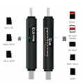 Pikkukuva 2 / 4: IC-kortinlukija - USB Type-C/ USB 3.0 Musta