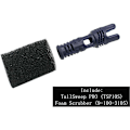 Pikkukuva 4 / 5: RTGPT Roiskesuojaussuutin ja 6 Vaahtomuoviharjaa Polaris 280 -allasrobottiin, Vastaa Tail Sweep Pro TSP10S...DEBUNS -mallia