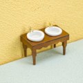 Pikkukuva 1 / 5: IC 1/12 Nukkekodin Miniatyyritarvikkeet Minimihuonekalut Kaksoisallas