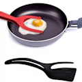 Miniatyrbilde 3 av 5: IC To-i-ett nylon Non-stick tang Omelett spatel Kitc Rød