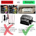 Miniatyrbillede 3 af 5: Dash Cam OBD Hardwire Kit, Dash Camera USB Type C Hardwire Kit med OBD Power Cable til Dashcam 12-24V til 5V/3A