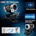 Miniatyrbilde 2 av 5: USB 50MP HD webkamera for datamaskin PC bærbar PC