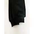 Miniatyrbillede 4 af 5: Solid Kænguru Lomme Hoodie, Casual Langærmet Hoodie Til Efterår & Vinter, Damebeklædning Sort black 4XL