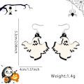 Pikkukuva 9 / 10: Uudet Halloween-sarjan korvakorut, kauhu kallo silmäpendantti korvakorut haamujuhlan koristelu MJ51 luova koru Spider Web earrings