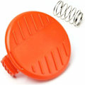 Miniatyrbillede 1 af 5: 2 stk. Spolekapseldæksel + Fjeder Reservedele Til BLACK+DECKER STC1815 GL4525 Græstrimmer 385022-03..DEBUNS
