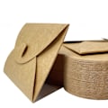 Miniatyrbilde 5 av 5: 100 stk. Mini gavekortkonvolutter, hjerteklaspkonvolutter søte DIY-konvolutter håndlaget kraftpapir for takknemlighetskort julegave Valentinsdag gavekort