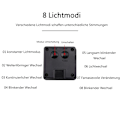 Miniatyrbillede 3 af 5: 50 LED Solcellelamper Solcellelamper Udendørs 7m 8 Tilstande Belysning Solcellelamper med Vandtæt Lyssensor Krystalkugle Varm Hvid Solcellelampe Dekoration