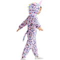 Miniatyrbild 3 av 7: Enhörning Pyjamas för Barn Djursovkläder Toddler Flickor Flanell Romper Full för Halloween Födelsedagsfest Rosa