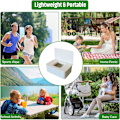 Miniatyrbillede 7 af 7: Vådservietter boks, plastik vådservietter dispenser, vådservietter opbevaringsboks, servietboks med låg, servietboks til servietter, toiletpapirboks, baby vådservietter etui foundation white cover