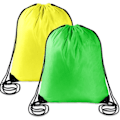 Miniatyrbild 1 av 5: IC 2 st Dragsko Ryggsäcksväskor Sport Cinch Sack Stringpåsar Gul Ljusgrön Dragsko Gymväska Dragsko Ryggsäck Bulk Simpåsar