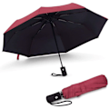 Miniatyrbillede 1 af 5: IC Paraplylomme paraply stormsikker, vindtæt stormlomme Redwine