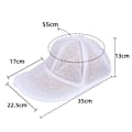 Miniatyrbilde 2 av 5: Enkel hattvaskbeskytter Baseball Cap Cleaner Vaskeripose Vask hattpose Vaskemaskin Mesh Bag Ny 2 stk