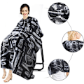 Miniatyrbilde 2 av 7: Frisørkjole Barber Cape, Klippekapper, Full Length Vanntett Frisør Frisør Cape for Hårstyling, Klipp og Farger B