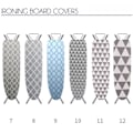 Miniatyrbilde 3 av 5: IC Hem Universal Sølvbelagt Vattert Strykebrett Cover Pad Hea 147*48cm