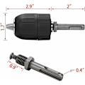 Miniatyrbillede 4 af 5: 13 mm Quick Release Chuck SDS Adapter Hammerboremaskinebor
