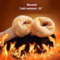 Pikkukuva 3 / 5: IC 1 Par Dam Vinter Varma Plysch Thermal Sukat Paksu Fleece Lumi B Musta