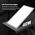 Miniatyrbilde 2 av 5: LED Downlight 40W 6500K LED Panel Downlight 30X60cm Hvite Rasterlys Innfelt Lys Taklampe fo