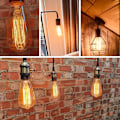 Miniatyrbild 4 av 5: 40W ST64 Retro Edison-glödlampa - Varmvit, 2 st E27-glödlampor