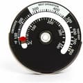 Magnetisk Spis Vedspis Termometer Eldstad Temperaturmätare för Rökgasbrännare BBQ
