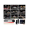 Miniatyrbilde 1 av 5: Hueboard Scratch Art, Hue Board Scratch Art, Hueboard Art Scratch