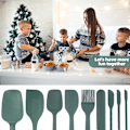 Pikkukuva 2 / 9: Xuanjun uusi silikoni-setti sarja grillausharja voitelulasta lämmönkestävä ja konepesun kestävä Black 9-piece set