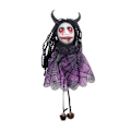 Miniatyrbillede 1 af 8: Halloween-vedhæng dekoration spøgelsesansigt spøgelseslegetøj bar lilla grøn vedhæng trick-vedhæng (Ready stock) Purple ghost face