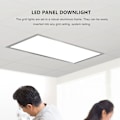 Miniatyrbilde 3 av 5: LED Downlight 40W 6500K LED Panel Downlight 30X60cm Hvite Rasterlys Innfelt Lys Taklampe fo