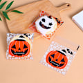 Pikkukuva 4 / 5: IC 100kpl Happy Halloween Karkkipussi Lahja Kakkupussit Keksit Välipala A4
