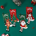 Miniatyrbild 5 av 5: IC Julstrumpa Jultomte Strumpor Stor Kapacitet Presentpåse Hängande C
