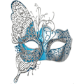Miniatyrbilde 4 av 5: IC Sett for par, menn romerske greske masker kvinner venetiansk maske for Halloween Mardi Gras