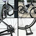 Miniatyrbillede 4 af 5: Cykellås U-lås + stålkabellås med beslag 2 i 1 fleksibel U-lås cykel stålkabel
