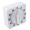 Miniatyrbild 2 av 5: IC Kök Liten Kvadratisk Timer 60 Minuter Timer Påminnelse Mekanisk