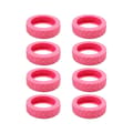 8 st Resväska Hjulskydd Resväska Hjulskydd ROSA Rosa Pink