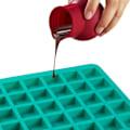 Miniatyrbillede 6 af 7: Forme Forme 40 hul firkantede forme til hjemmelavet karamel, hårdt slik, trøffelchokolade, keto fedtbomber, gummi, gele,