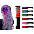 Miniatyrbild 5 av 9: 10-pack Kritkam / Hårkritor - Tillfällig Hårfärg Multicolor multifunction