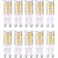 Miniatyrbild 1 av 4: G9 LED-lampor, Varmvit 3000K 5W Ljus Motsvarande 40W Halogenlampor 420 Lumen Ej Dimbar, 10-pack