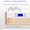 Miniatyrbild 1 av 5: IC Veckovis pillerlåda med LED elektronisk timerpåminnelse - Brun